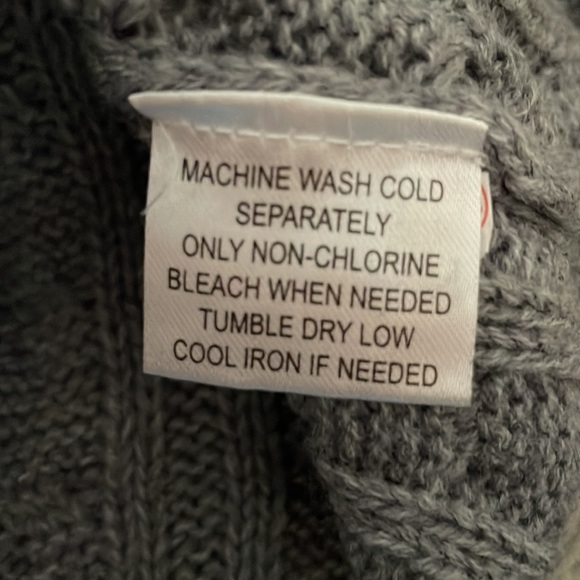 Weatherproof, vintage sweater, color fog, heather size extra large 100% acrylic - Picture 7 of 10